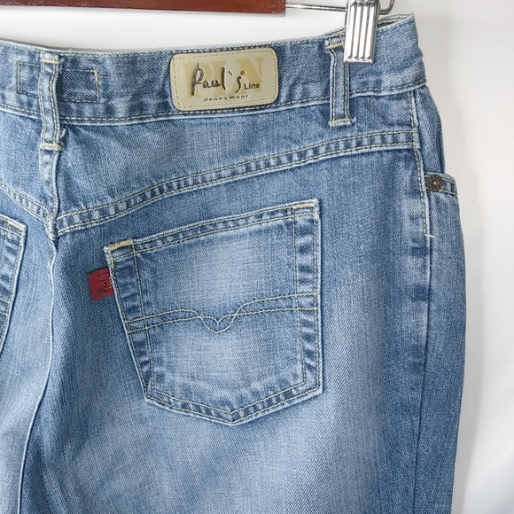 PLN Pauls Line 46 32x29 Mens Stitched Pocket Jeans - Picture 6 of 14